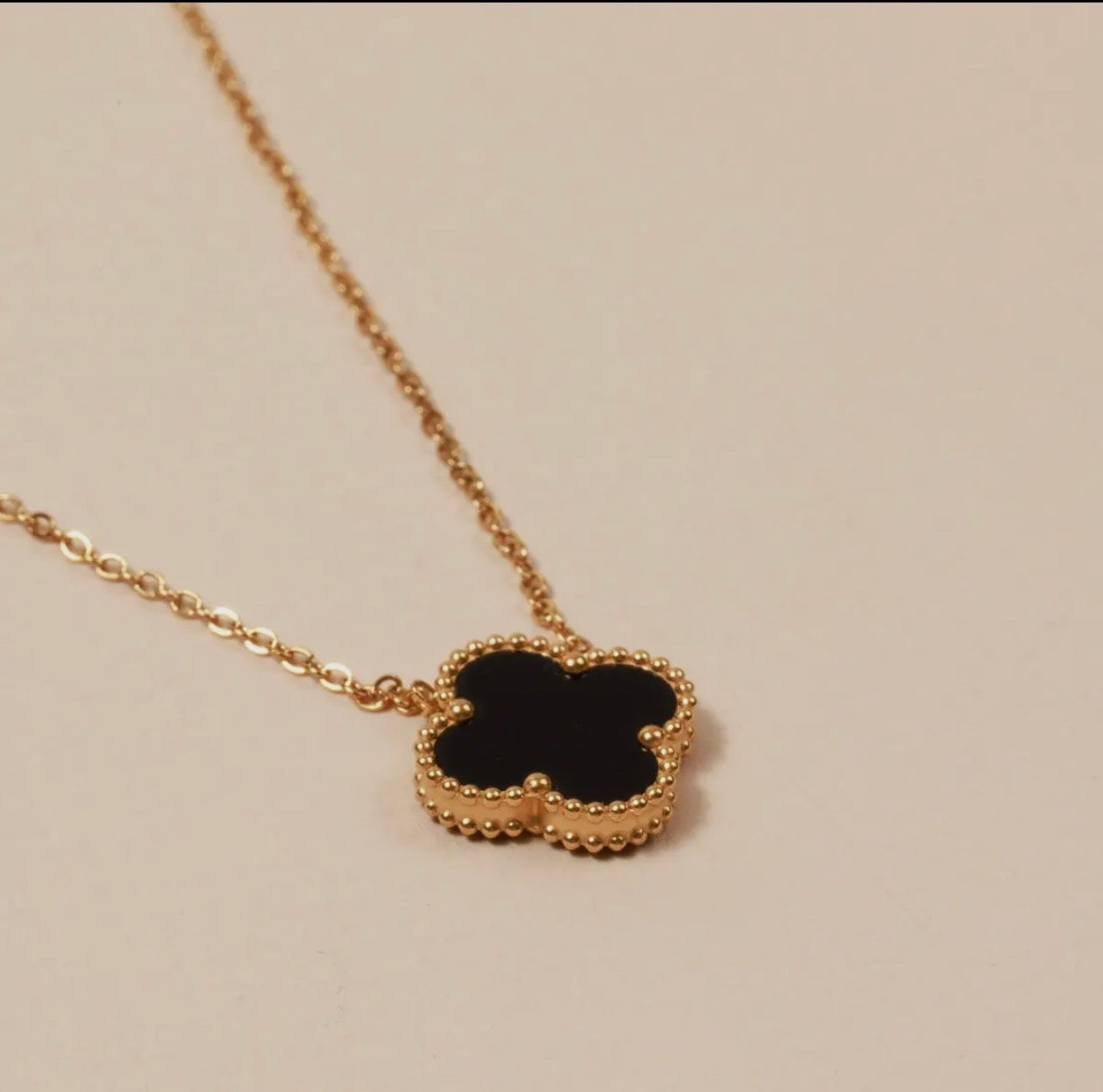Golden Clover Grace Necklace
