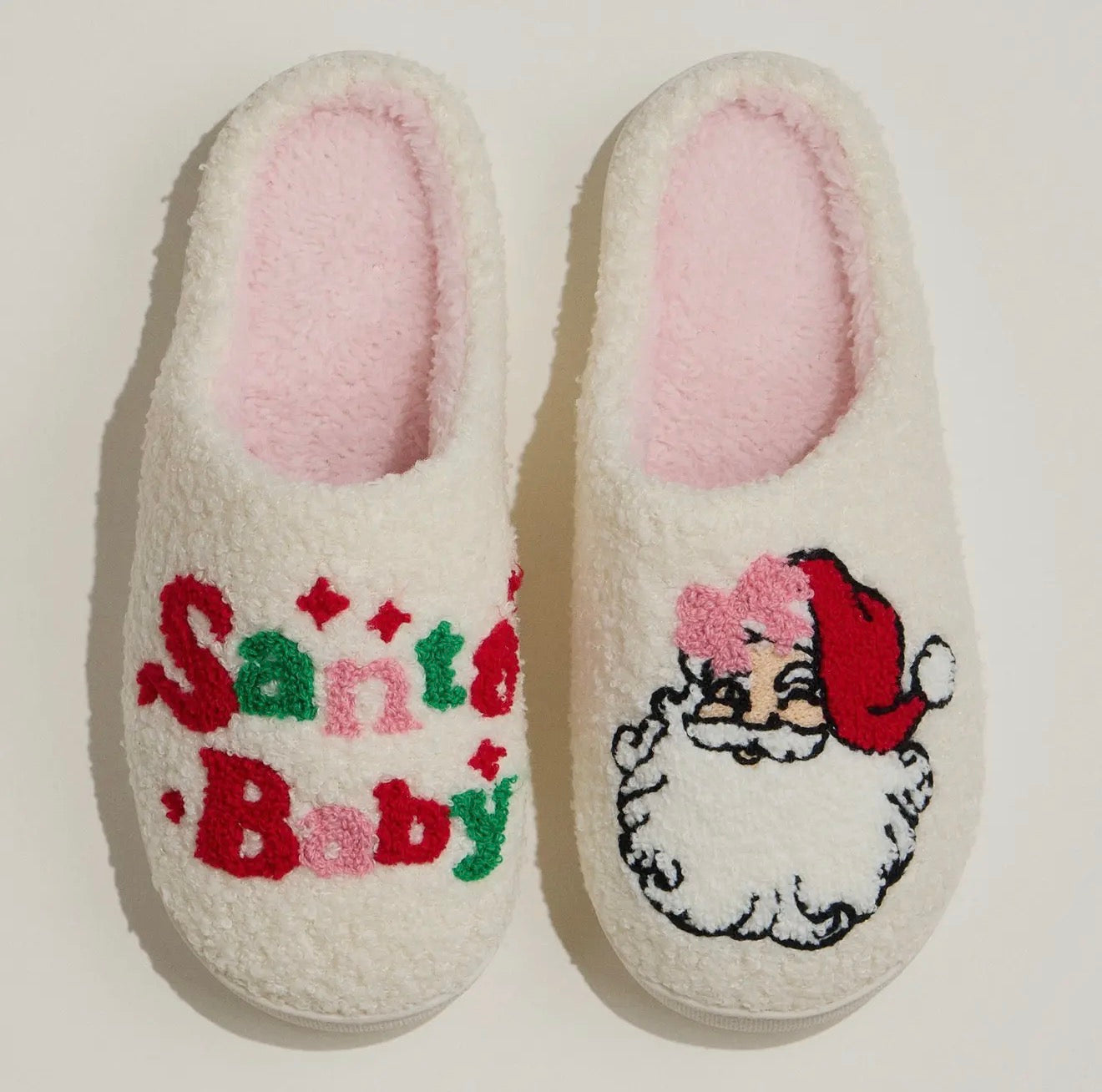 Santa Baby Holiday Slippers