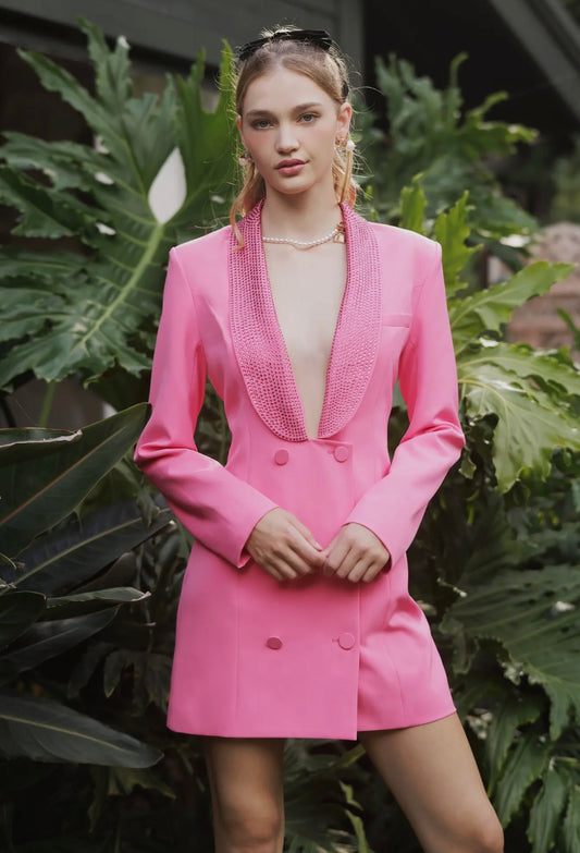 Crystal Kiss Blazer Dress