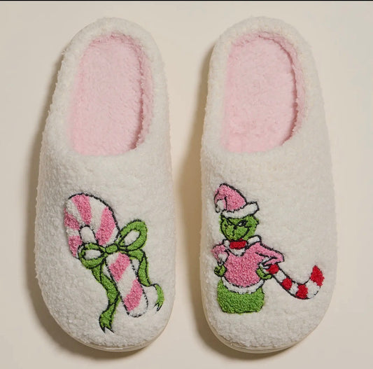 Jolly Grinch Glow Slippers