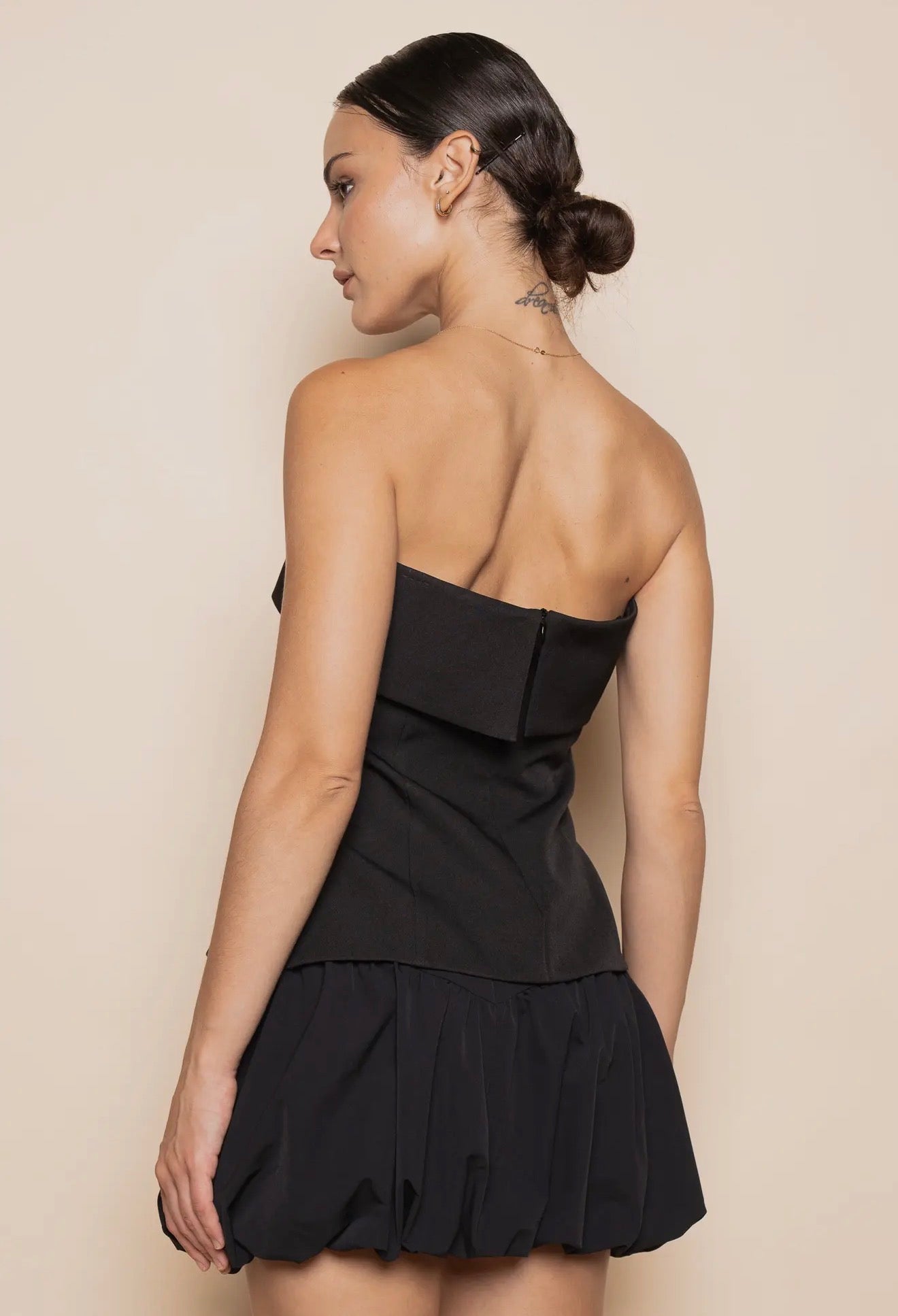 The Luxe Strapless Structured Top