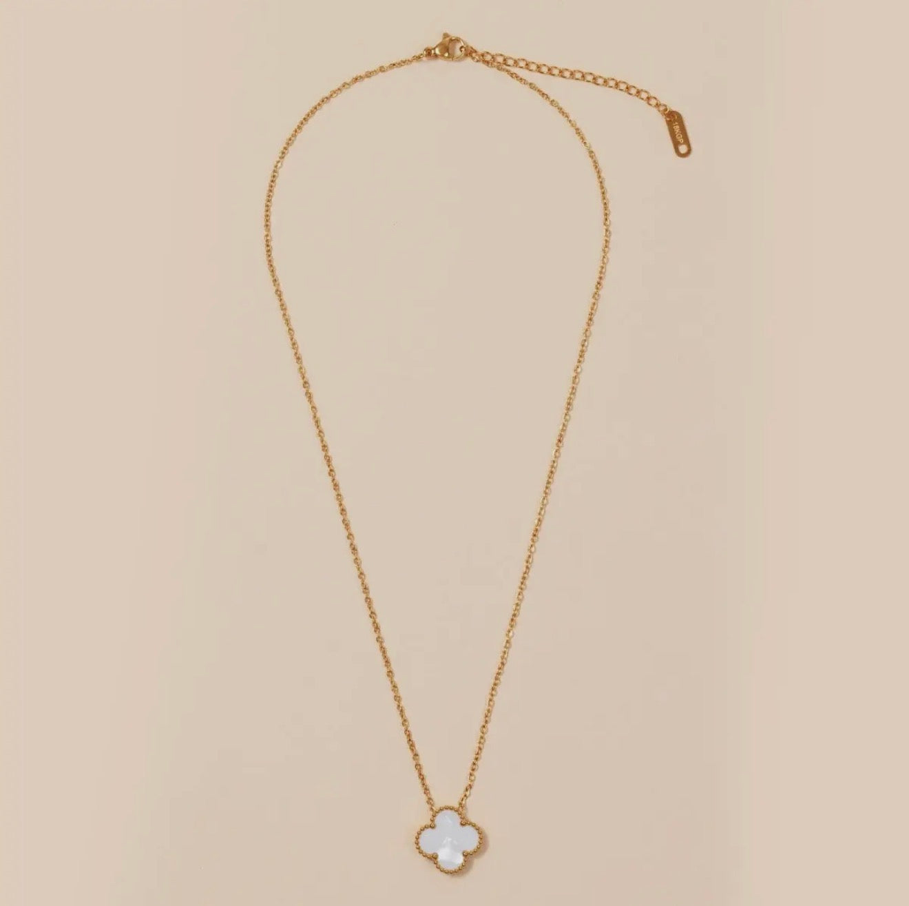 Golden Clover Grace Necklace