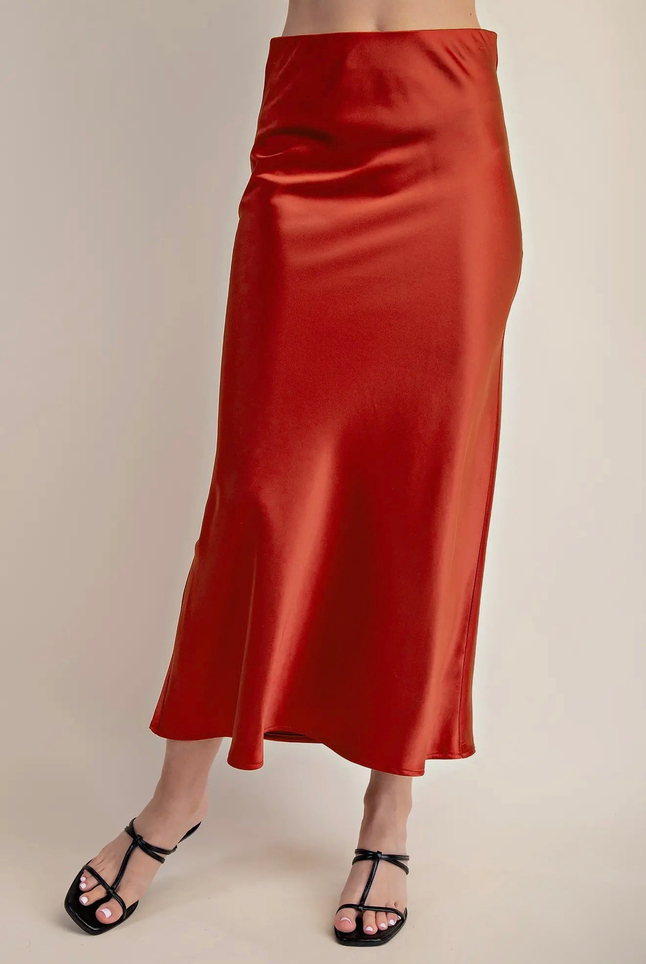 The Romantic Satin Skirt
