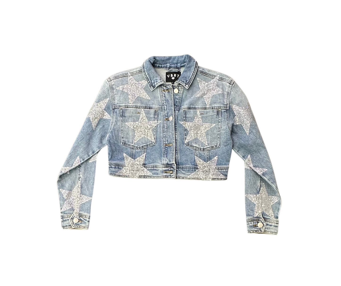 Star-Studded Denim Jacket