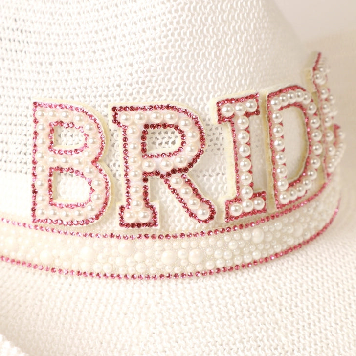 The “I Do” Pearl & Crystal Bride Hat