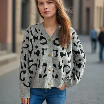 Wild Leopard Cardigan