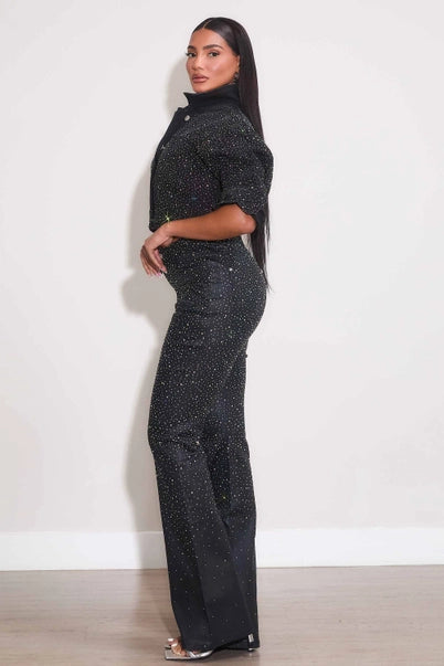 Midnight Spark Flare Pants