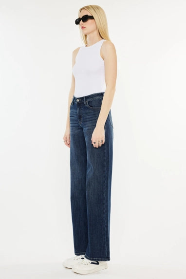 High-Rise Wide-Leg Jeans