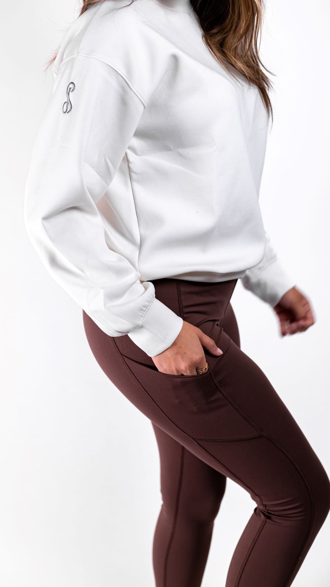 Simply You Luxe Comfort Cropped Sweatshirt